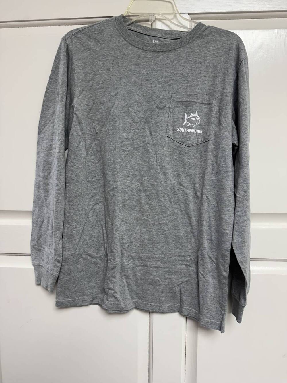 NEW SOUTHERN TIDE women's long sleeve t-shirt in gray